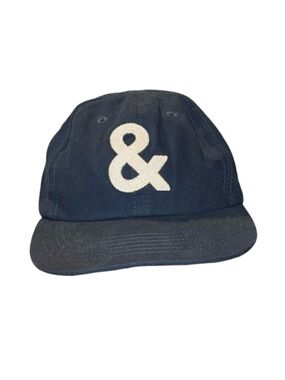 Unbranded Men's Navy Cap with White Ampersand